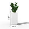 SKU_ White Lobby Flowerpot