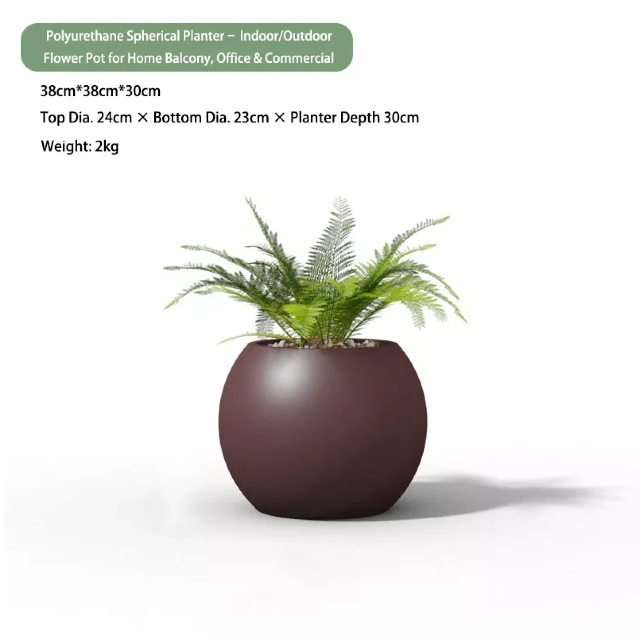 How Polyurethane Composite Flower Pots Are Used in Landscaping？