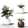 Polyurethane Spherical Planter– IndoorOutdoor Flower Pot for Home Balcony, Office & Commercial