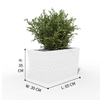 SKU_ White Shop Outdoor Flower Box