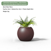 Polyurethane Spherical Planter– IndoorOutdoor Flower Pot for Home Balcony, Office & Commercial