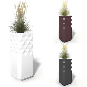 Diamond Geo Vertical Square Planter Collection