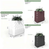 Diamond Geo Vertical Rectangular Planter Collection