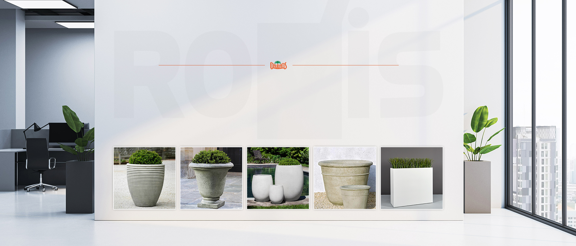 One-stop service for indoor, office, and outdoor planters