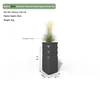 Diamond Geo Vertical Square Planter Collection