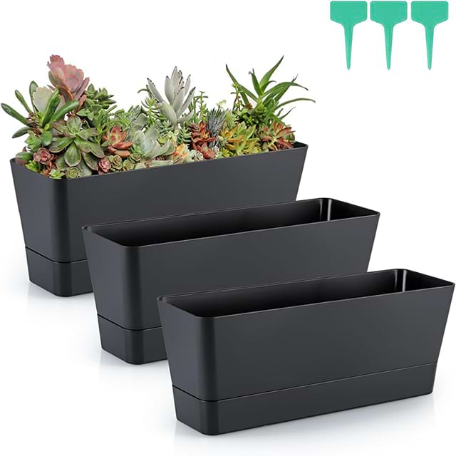 Bookshelf Embedded Flower Planter